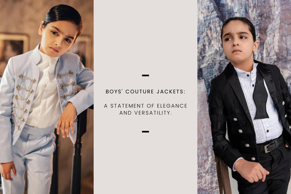 Boys' Couture Jackets: A statement of elegance and versatility