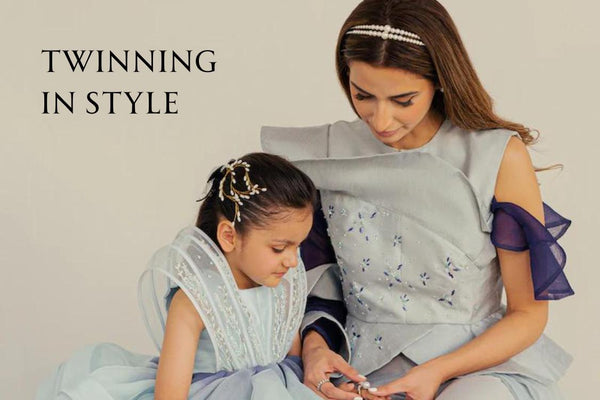 Twinning in Style: Creating cherished moments with mom and mini me outfits.