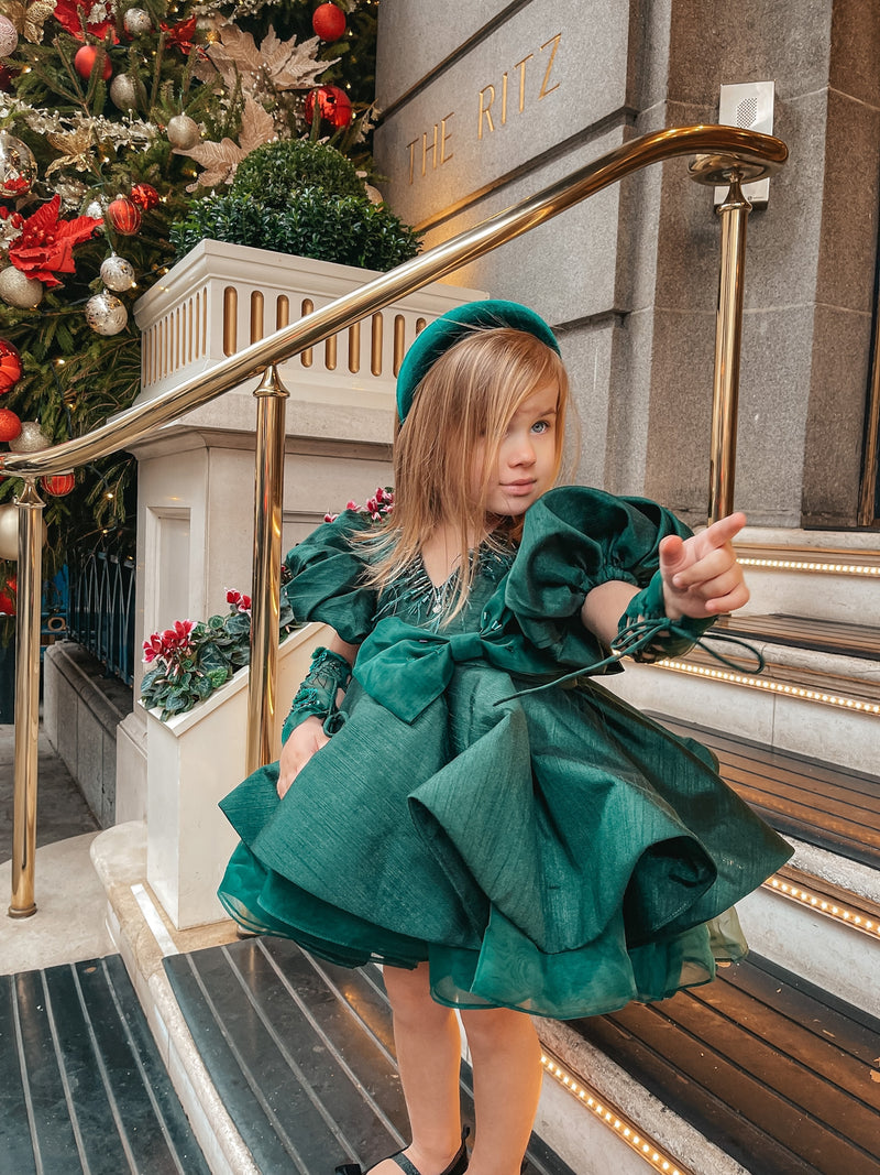 kale green dress FUJI DRESS KALE GREEN