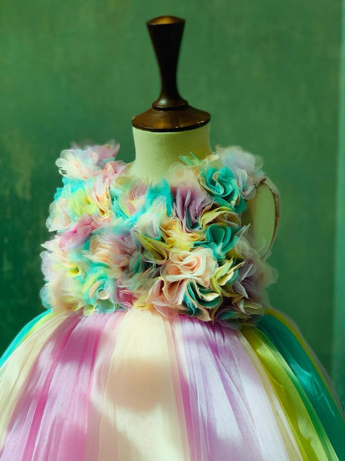 Rainbow unicorn dress clearance