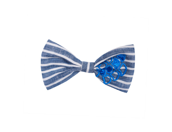 Bow Tie | Stripes - Blue