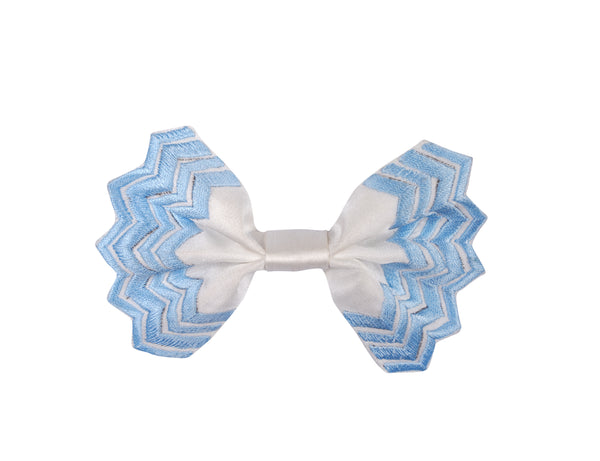 Bow tie | Onyx - Blue & white