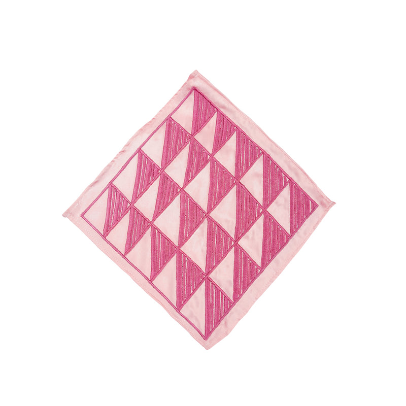 Pocket square | Chevron - Pink